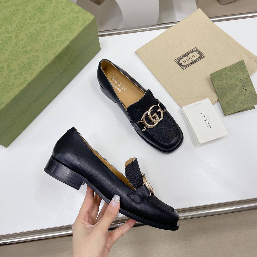 Gucci Women's Shoes Gucci Designer Loafers Heel 30mm G81249