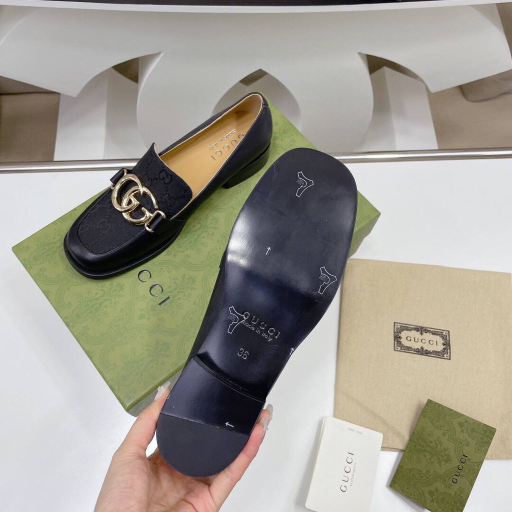 Gucci Women's Shoes Gucci Designer Loafers Heel 30mm G81249