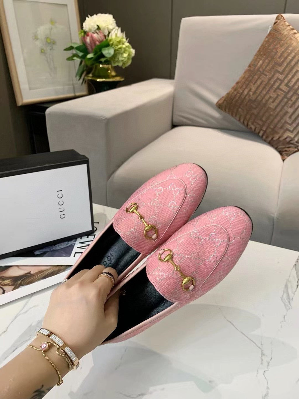 Gucci Women's Shoes Gucci Designer Loafers G81250