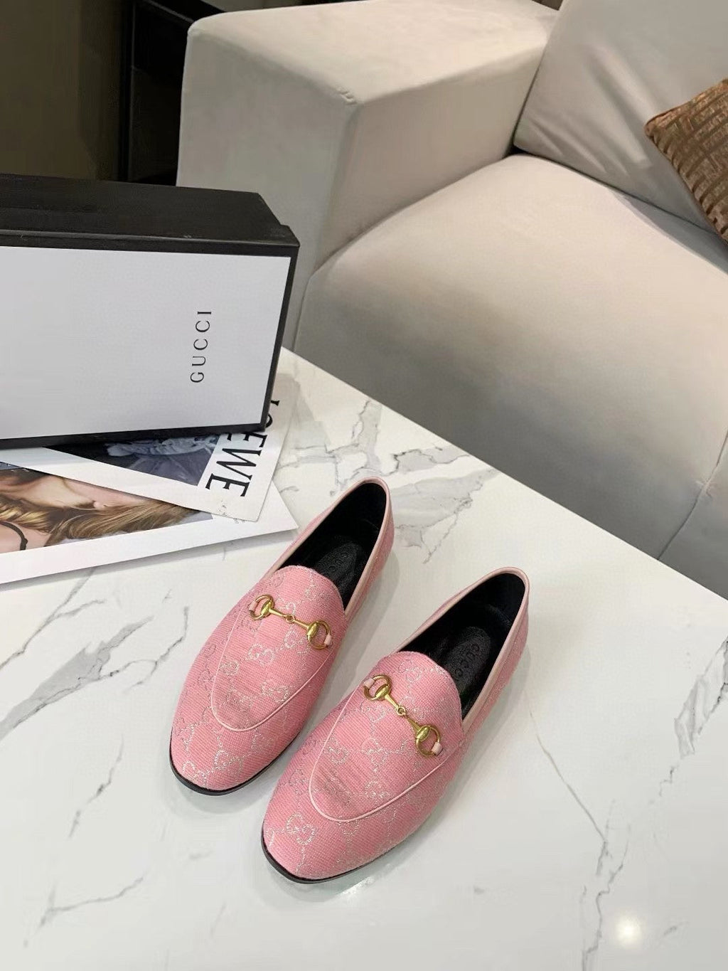 Gucci Women's Shoes Gucci Designer Loafers G81250
