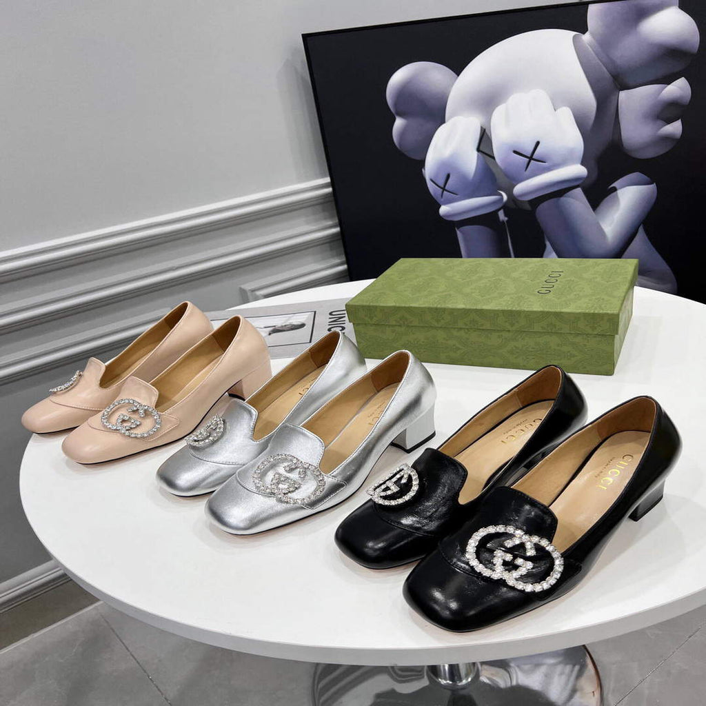 Gucci Women's Shoes Gucci Designer Pumps Heel 55mm G81232