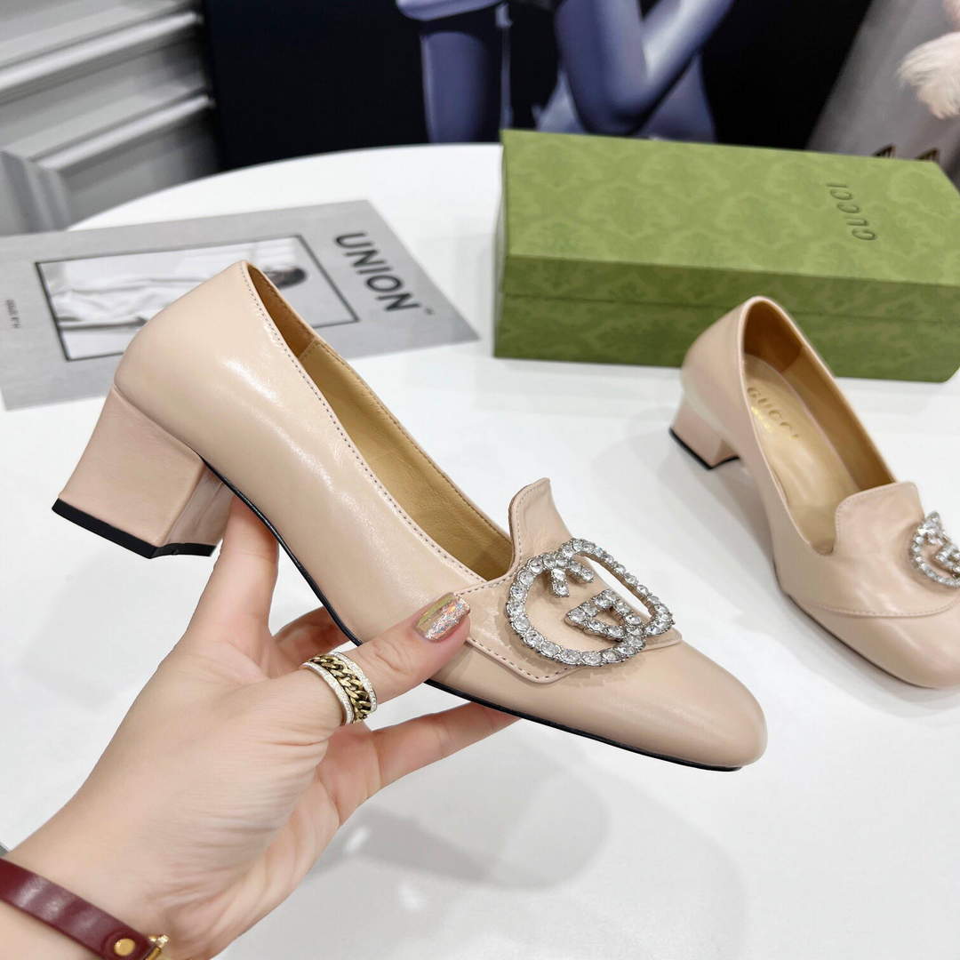 Gucci Women's Shoes Gucci Designer Pumps Heel 55mm G81232