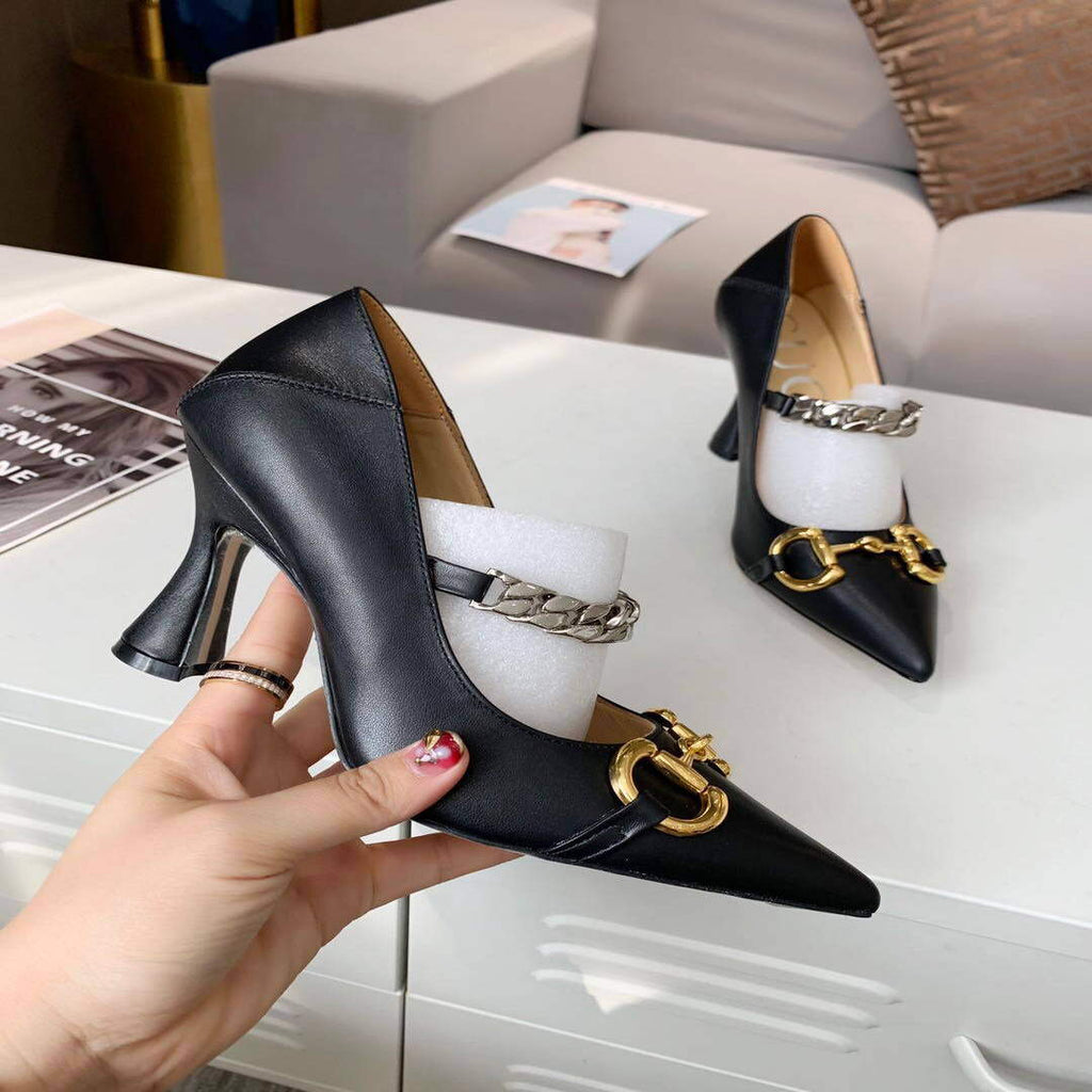 Gucci Women's Shoes Gucci Designer Pumps Heel 90mm G81230