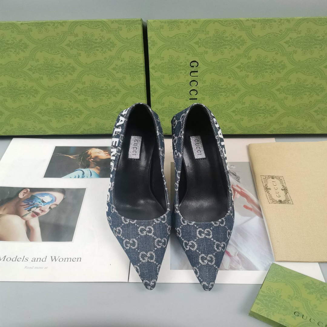 Gucci Women's Shoes Gucci Designer Pumps Heel 80mm G81237