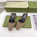 Gucci Women's Slippers Designer Gucci Sandals Flats Shoes G812501