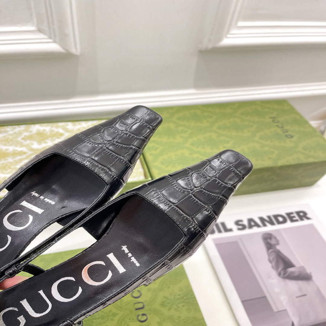 Gucci Women's Slippers Designer Gucci Sandals Flats Shoes G81260