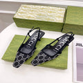 Gucci Women's Slippers Designer Gucci Sandals Flats Shoes G812502