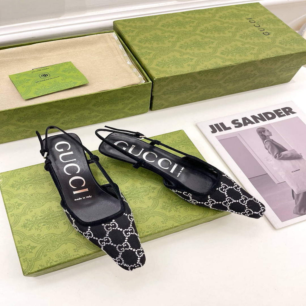 Gucci Women's Slippers Designer Gucci Sandals Flats Shoes G812502