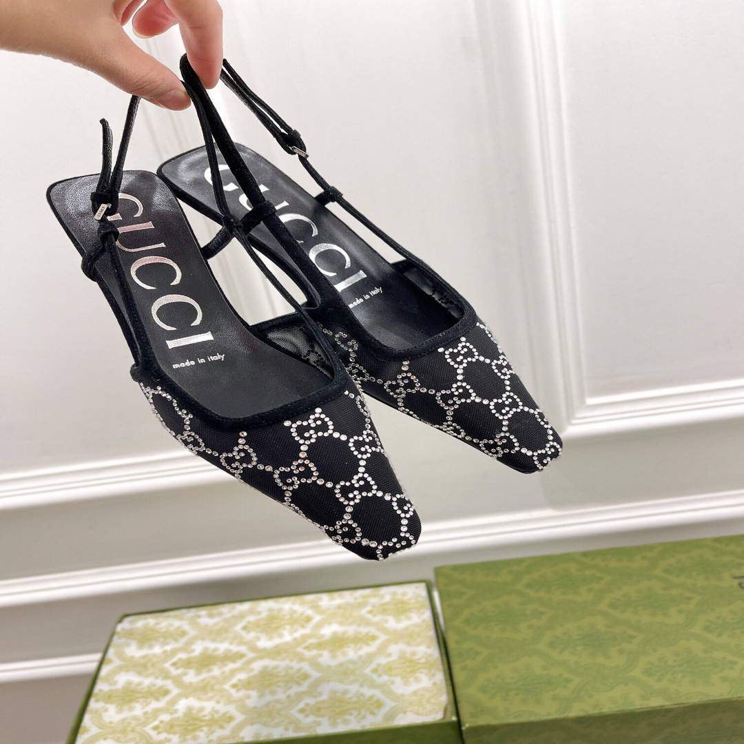 Gucci Women's Slippers Designer Gucci Sandals Flats Shoes G812502