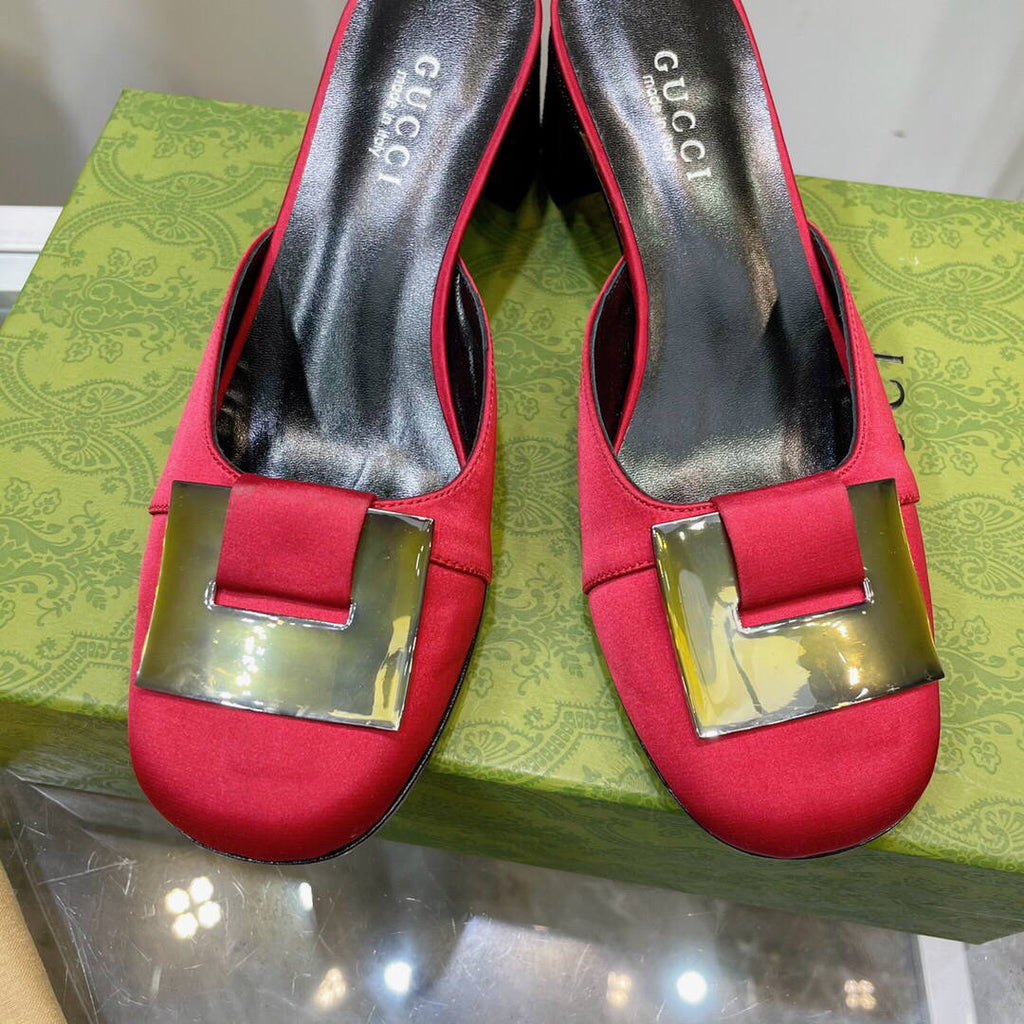 Gucci Women's Slippers Designer Gucci Sandals Flats Shoes G81273