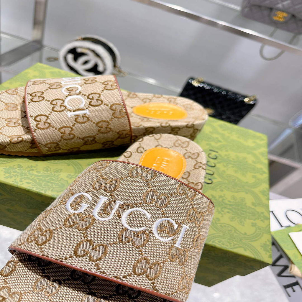 Gucci Women Men Slippers Designer Gucci Sandals Flats Shoes G81275