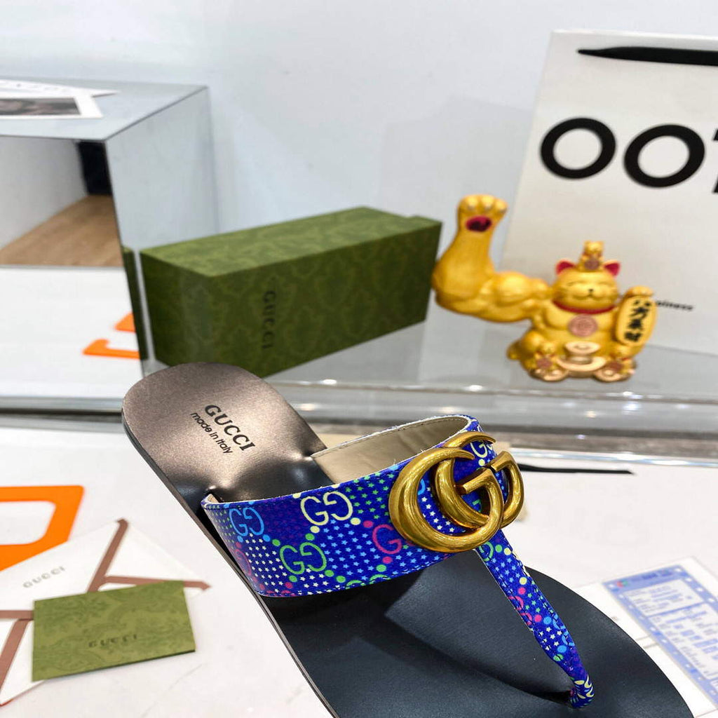 Gucci Women Men Slippers Designer Gucci Sandals Flats Shoes G81278