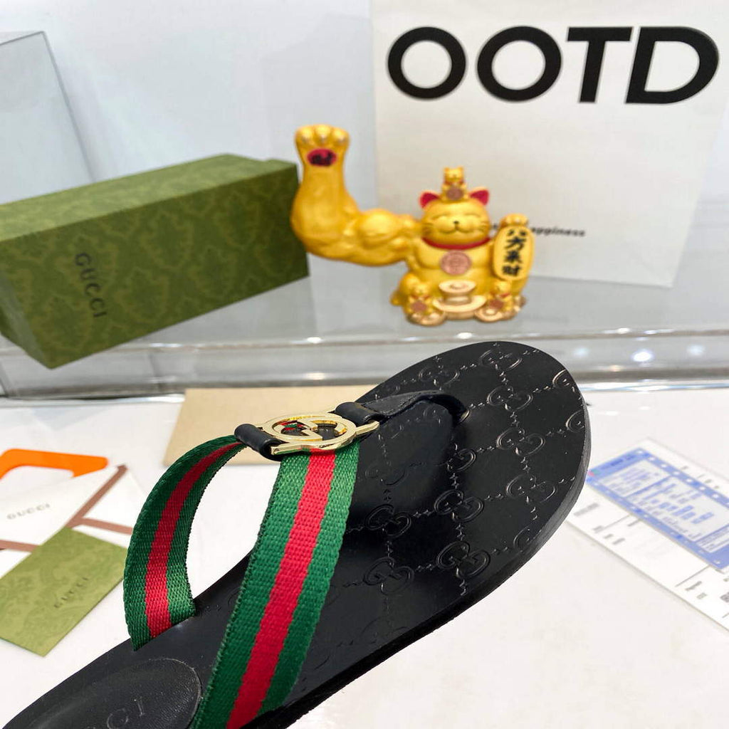 Gucci Women Men Slippers Designer Gucci Sandals Flats Shoes G81279