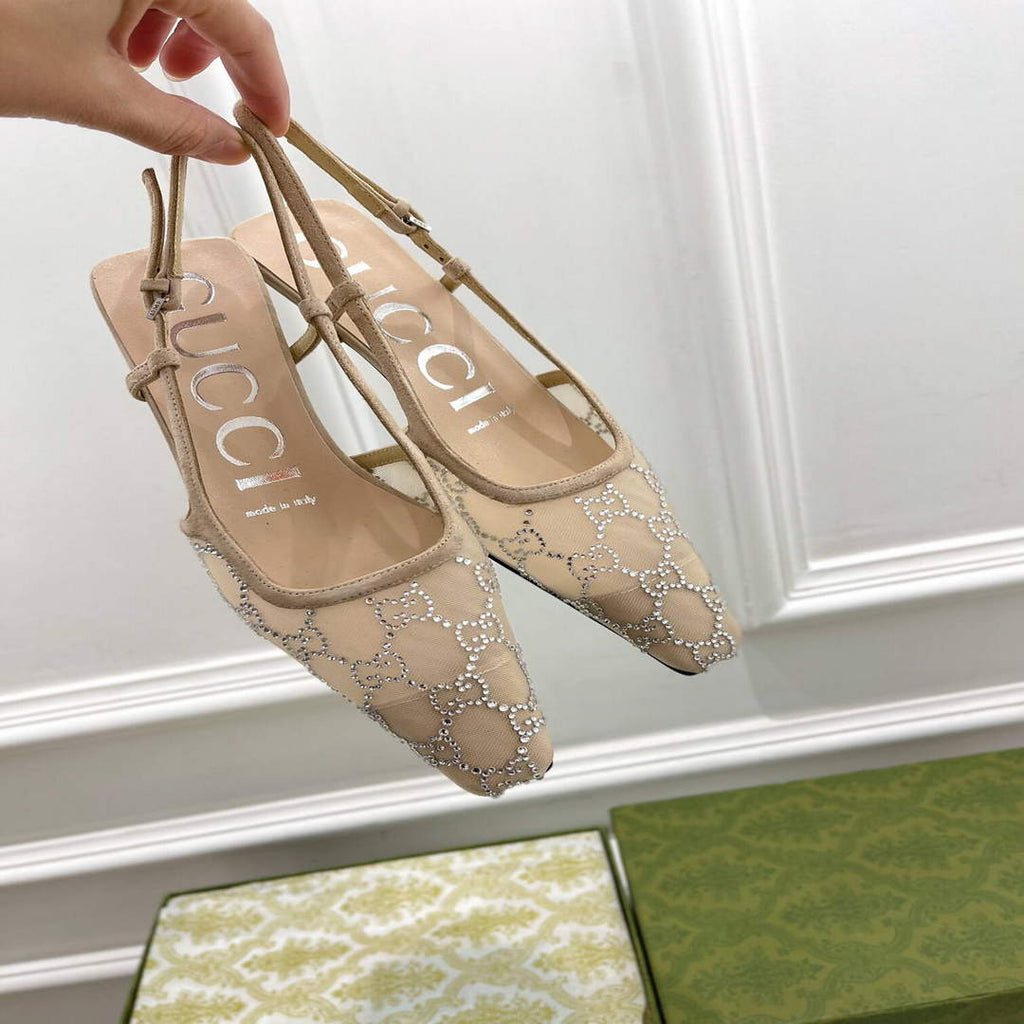 Gucci Women's Slippers Designer Gucci Sandals Flats Shoes G81253