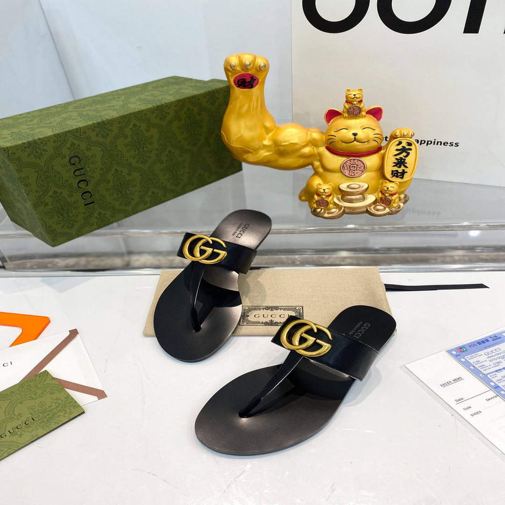 Gucci Women Men Slippers Designer Gucci Sandals Flats Shoes G81280