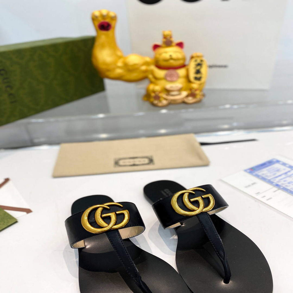 Gucci Women Men Slippers Designer Gucci Sandals Flats Shoes G81280