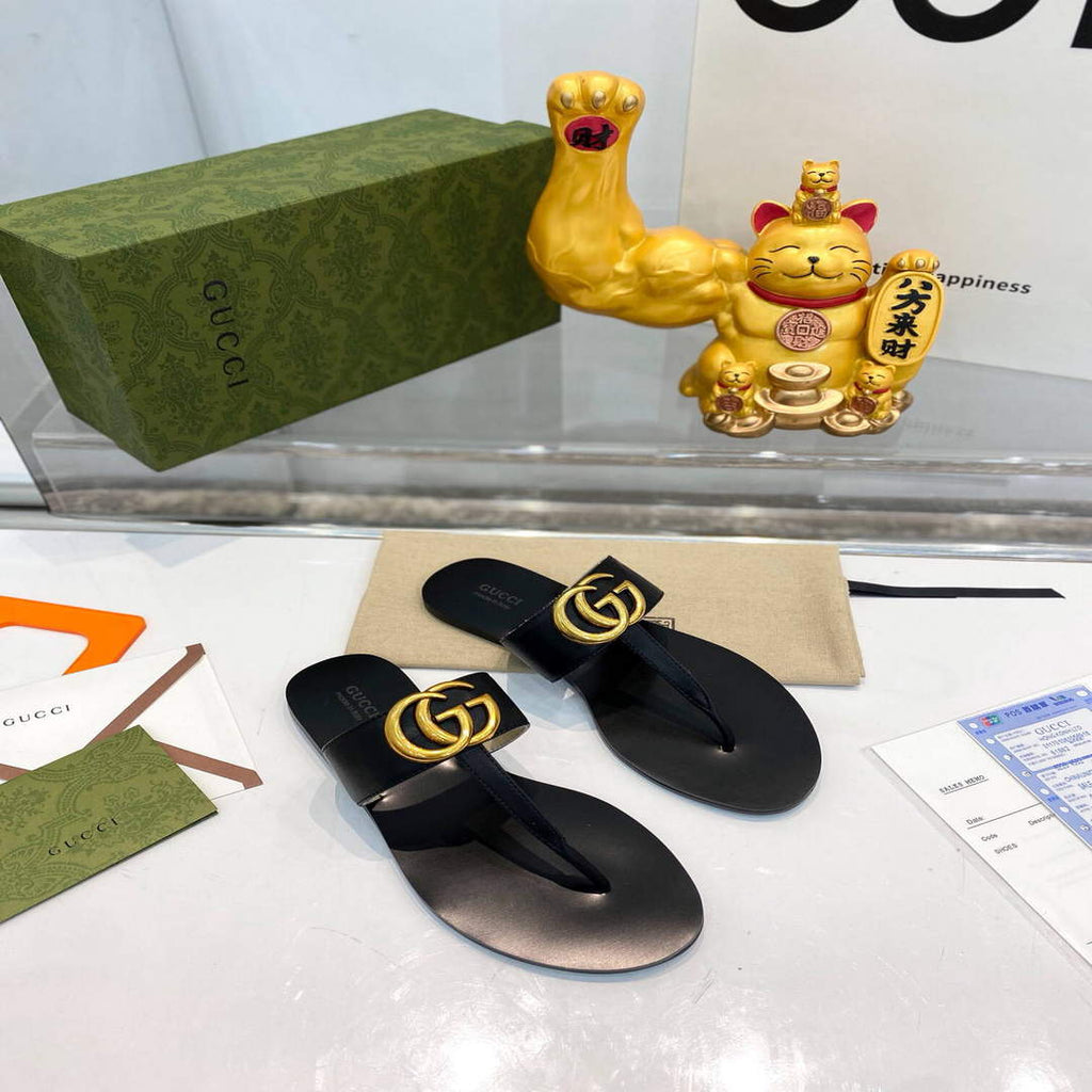 Gucci Women Men Slippers Designer Gucci Sandals Flats Shoes G81280