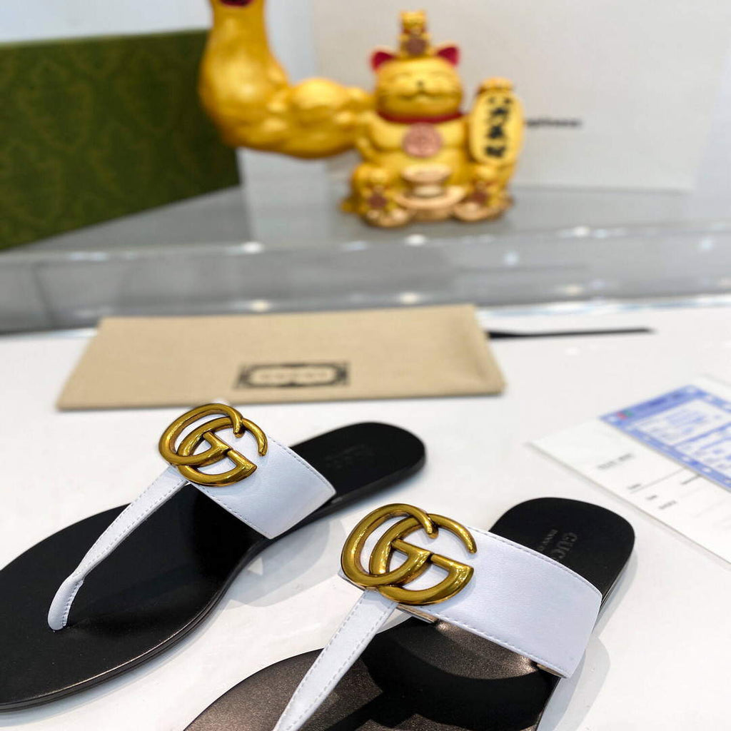 Gucci Women Men Slippers Designer Gucci Sandals Flats Shoes G81281