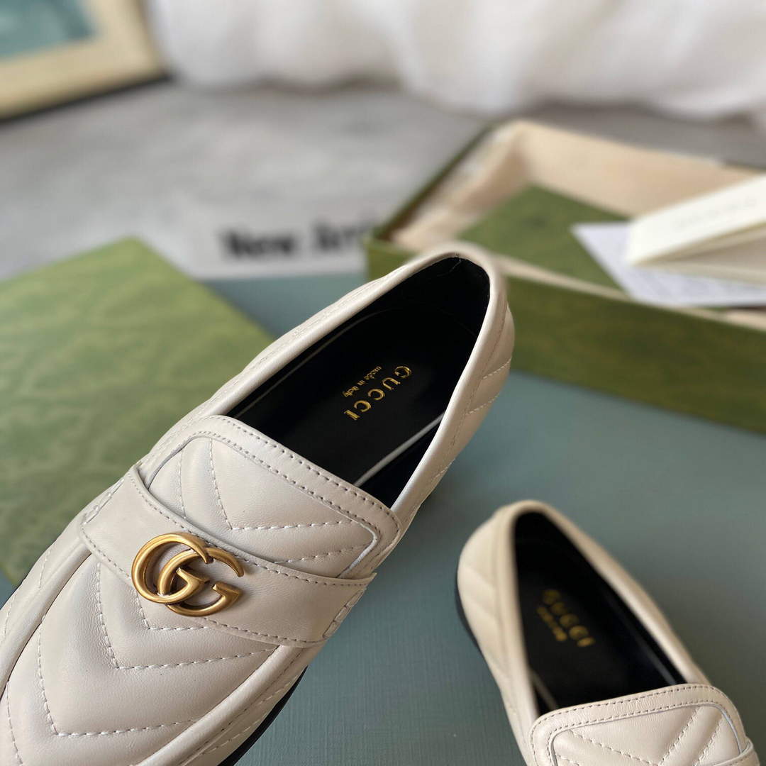 Gucci Women's Loafers Designer Gucci Shoes G81284