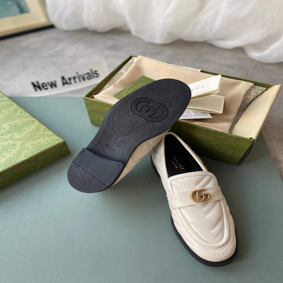 Gucci Women's Loafers Designer Gucci Shoes G81284