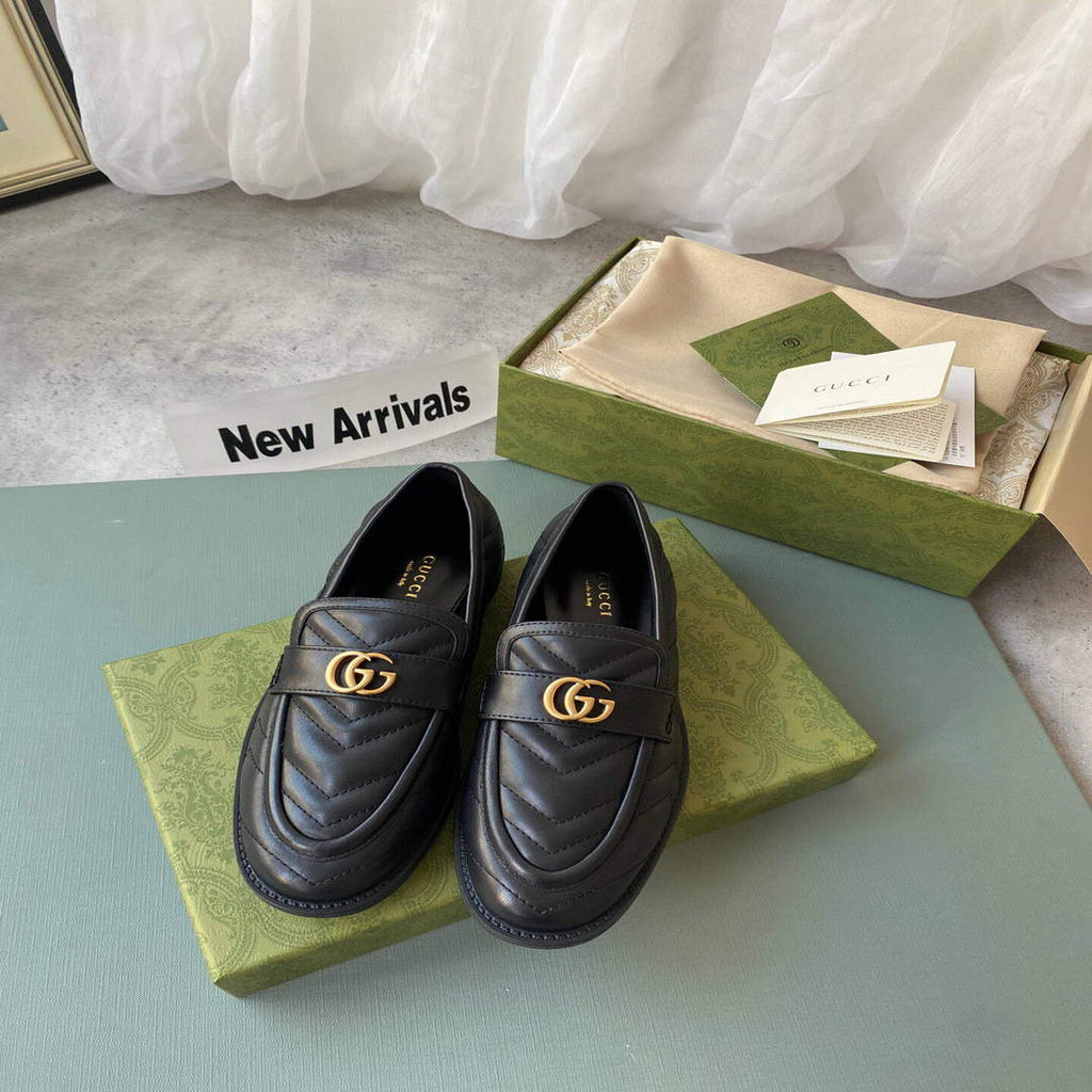 Gucci Women's Loafers Designer Gucci Shoes G81285