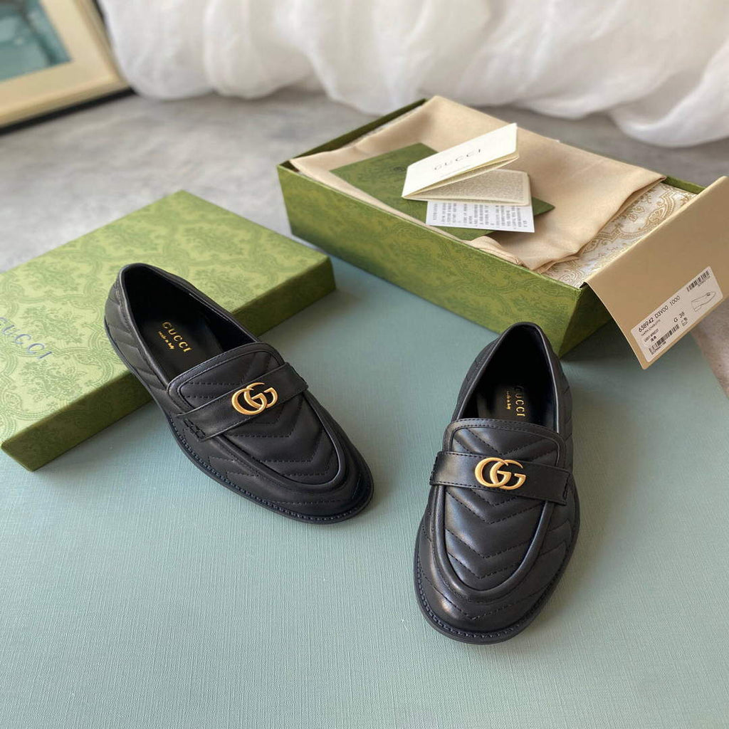 Gucci Women's Loafers Designer Gucci Shoes G81285