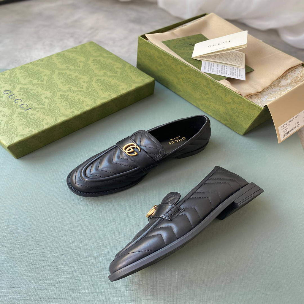 Gucci Women's Loafers Designer Gucci Shoes G81285