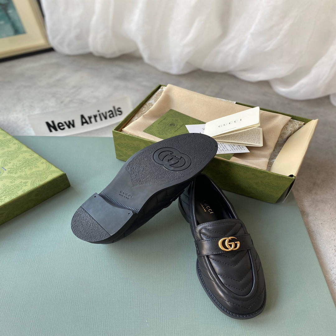 Gucci Women's Loafers Designer Gucci Shoes G81285