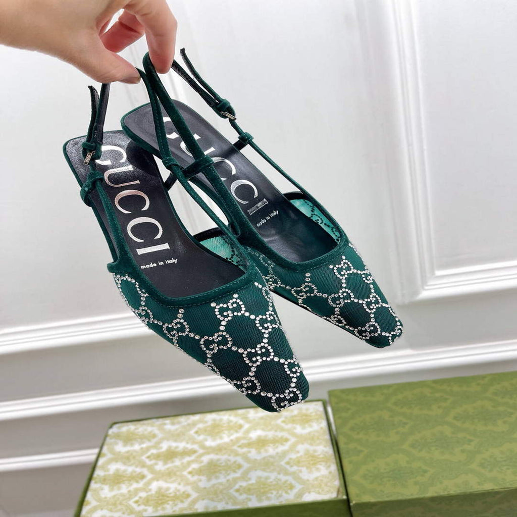 Gucci Women's Slippers Designer Gucci Sandals Flats Shoes G81254