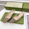 Gucci Women's Slippers Designer Gucci Sandals Flats Shoes G81256