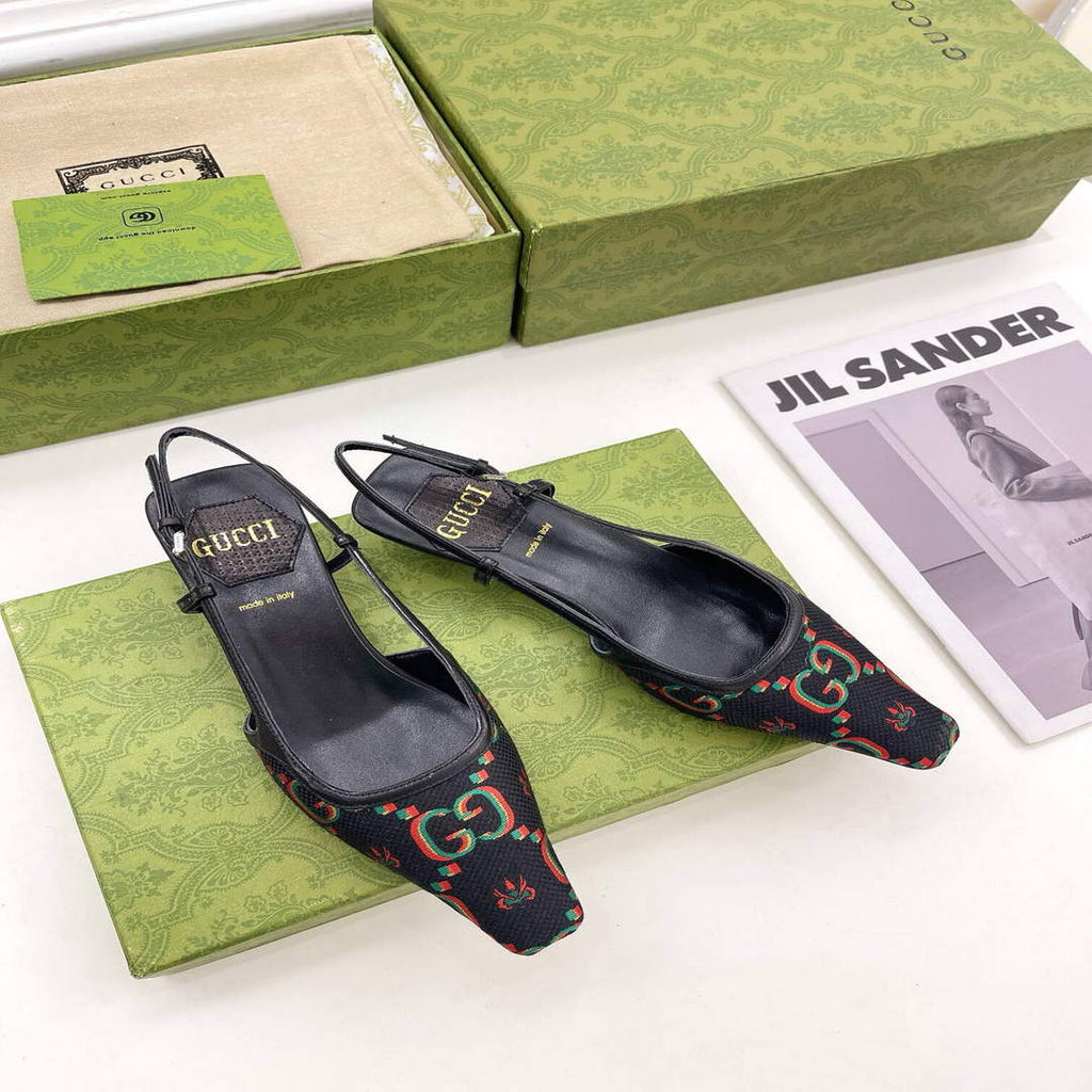 Gucci Women's Slippers Designer Gucci Sandals Flats Shoes G81258