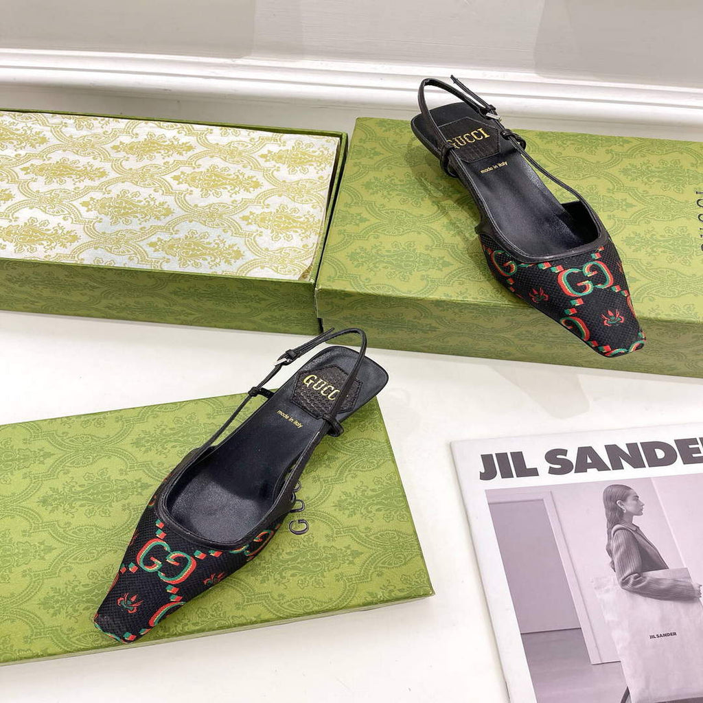 Gucci Women's Slippers Designer Gucci Sandals Flats Shoes G81258