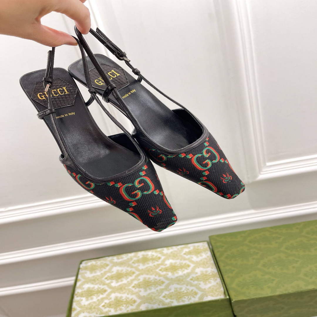 Gucci Women's Slippers Designer Gucci Sandals Flats Shoes G81258