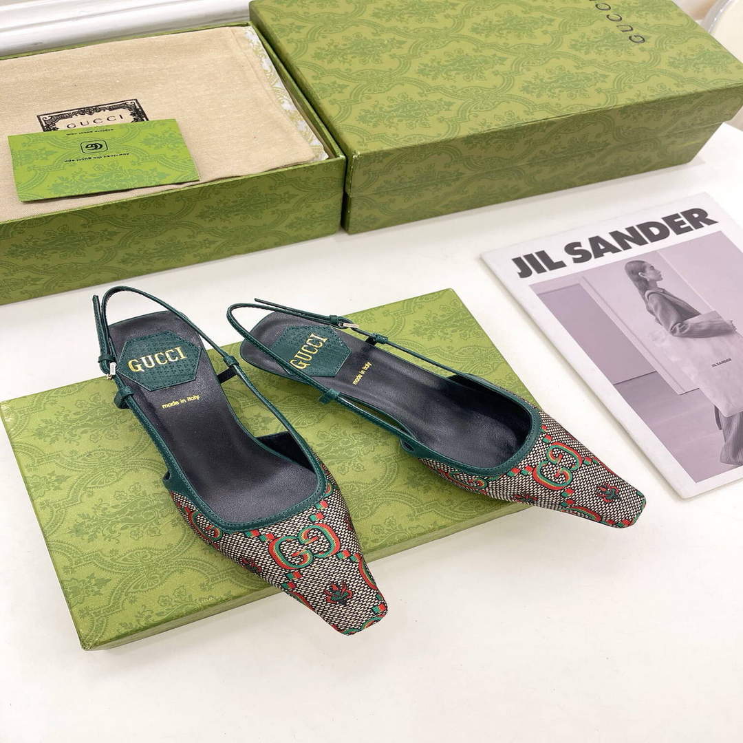 Gucci Women's Slippers Designer Gucci Sandals Flats Shoes G81259