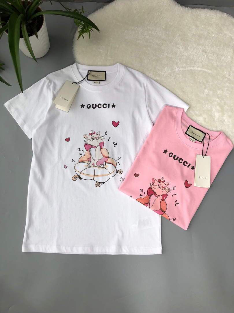 Gucci Women's T-Shirts Designer Gucci Clothing White 38093