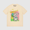Gucci Women's T-Shirts Designer Gucci Clothing Apricot 38094