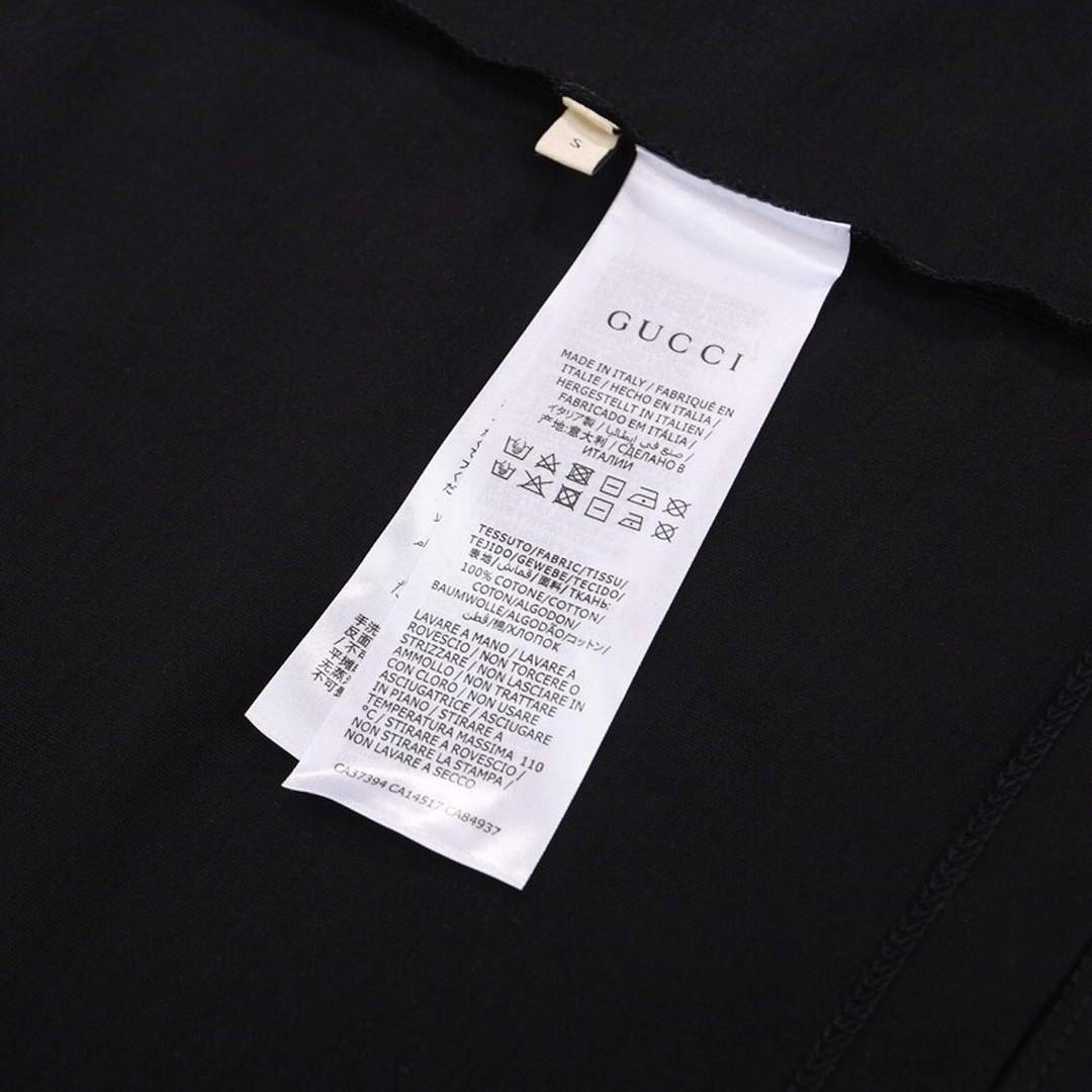 Gucci Women's T-Shirts Designer Gucci Clothing Black 38094