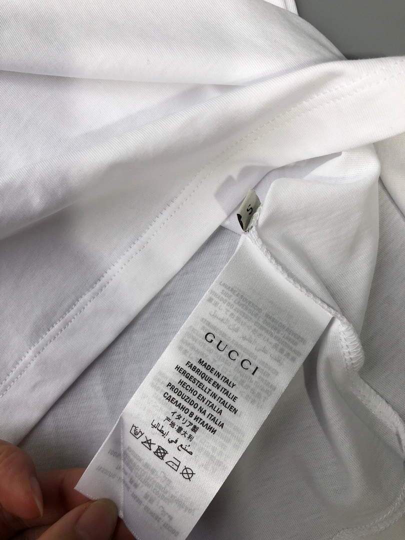 Gucci Women's T-Shirts Designer Gucci Clothing White 38093