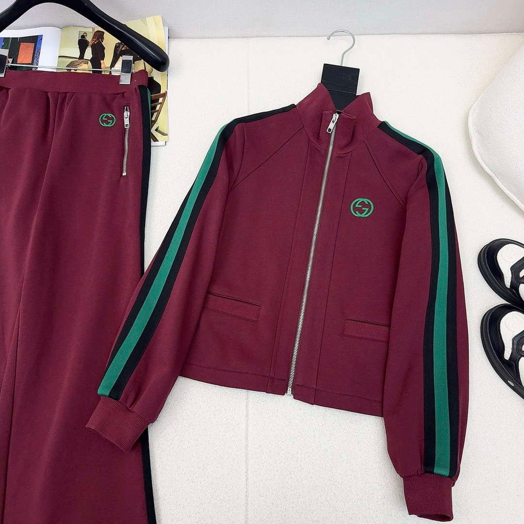 Gucci Women's Tracksuit Casual sports suit Clothing G33002
