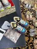 Gucci Women¡¯s Ultrapace R Leather Sneaker 81115 Blue and Black - luxibagsmall