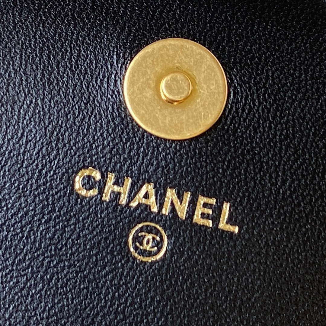 Chanel AP3363 Flap Baguette Bag Velvet Black - Default Title - View 9