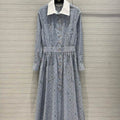 Chanel P73610 Women's Fashion Clothing Striped Dress C58709 - 36 - View 1