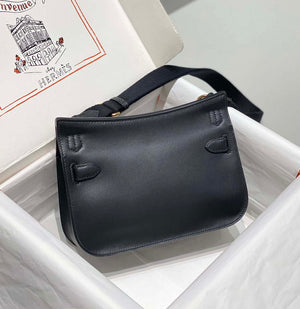 Hermes 316413 Jyspiere Leather Hermes bags Black H900914 - Default Title - View 2