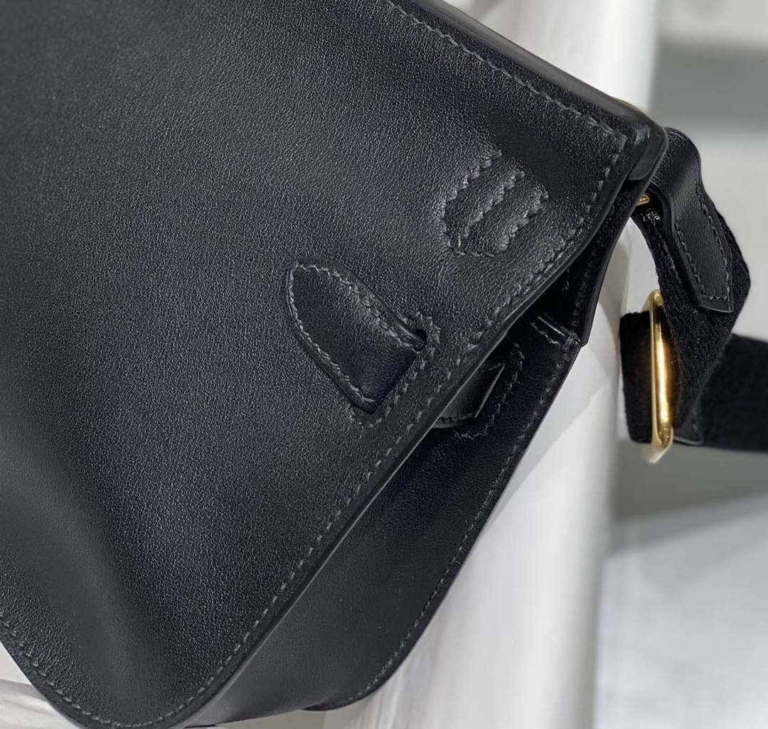 Hermes 316413 Jyspiere Leather Hermes bags Black H900914 - Default Title - View 5