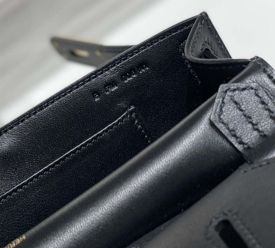 Hermes 316413 Jyspiere Leather Hermes bags Black H900914 - Default Title - View 9