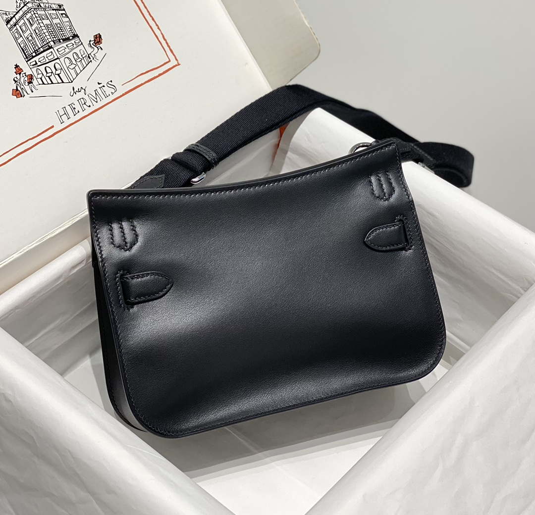 Hermes 316413 Jyspiere Leather Hermes bags Black H900915 - Default Title - View 2