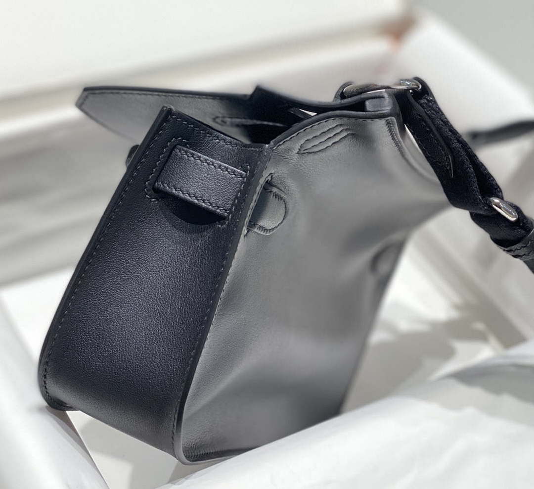 Hermes 316413 Jyspiere Leather Hermes bags Black H900915