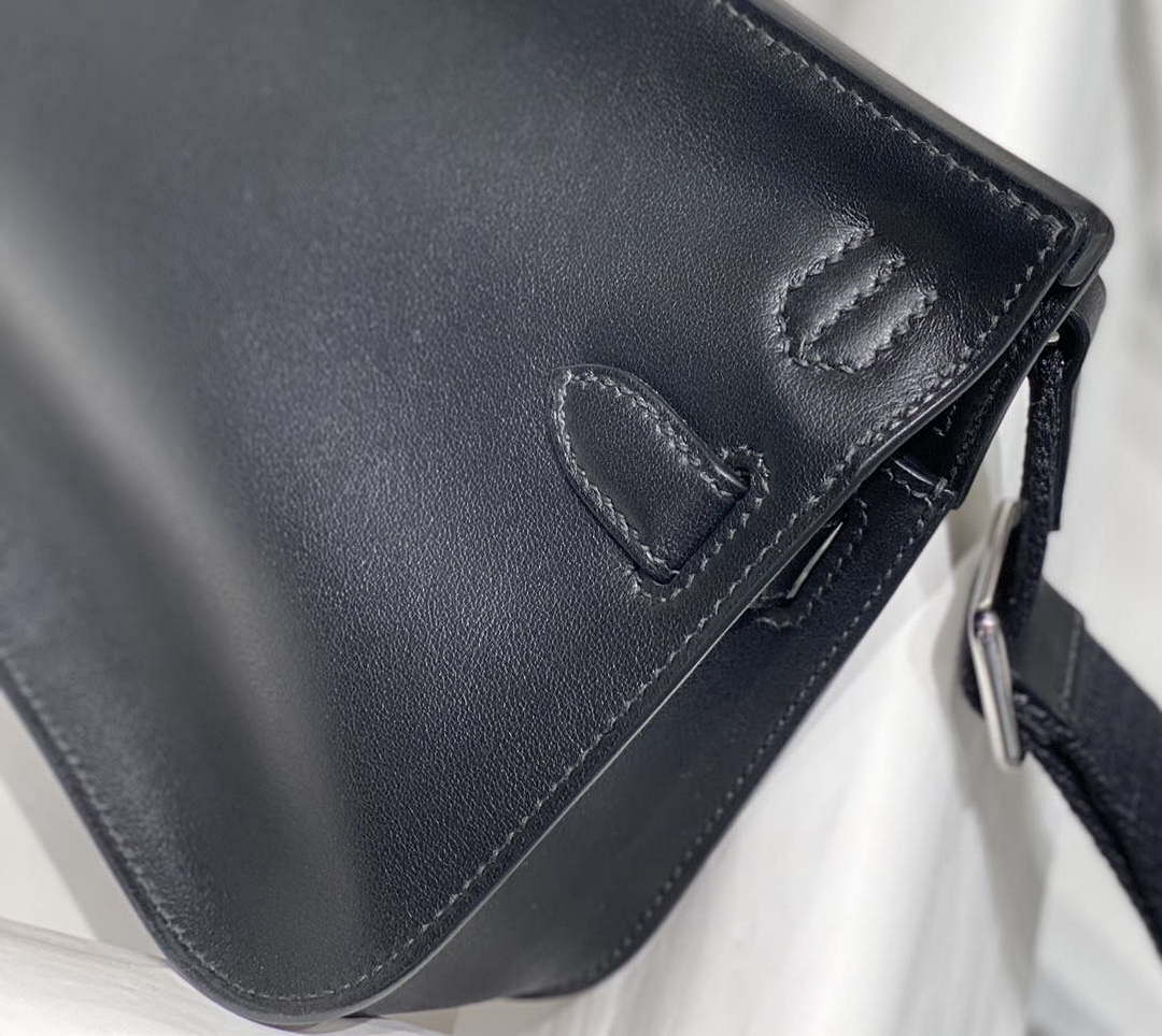 Hermes 316413 Jyspiere Leather Hermes bags Black H900915 - Default Title - View 4