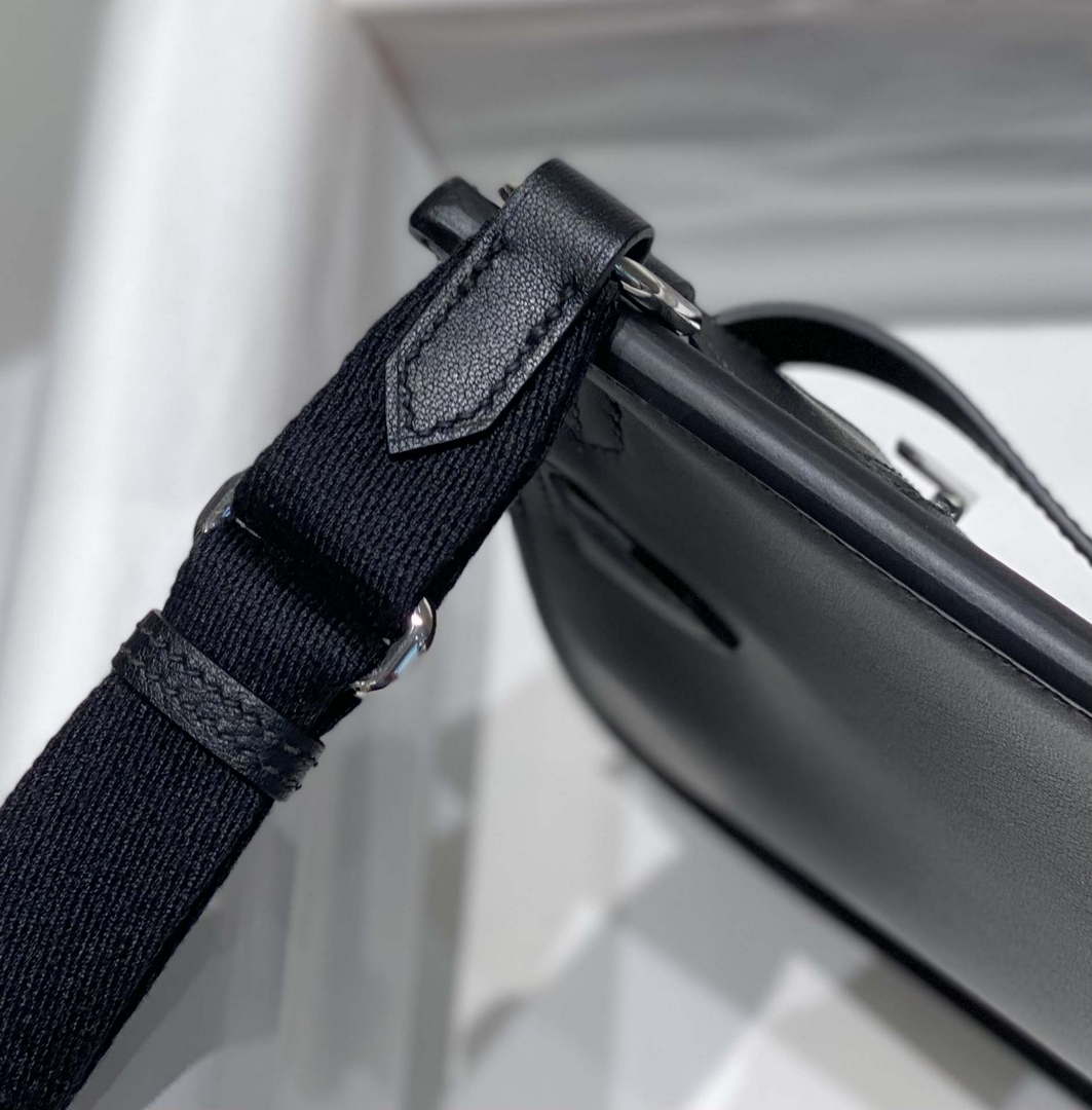 Hermes 316413 Jyspiere Leather Hermes bags Black H900915 - Default Title - View 5