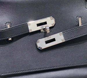 Hermes 316413 Jyspiere Leather Hermes bags Black H900915 - Default Title - View 6